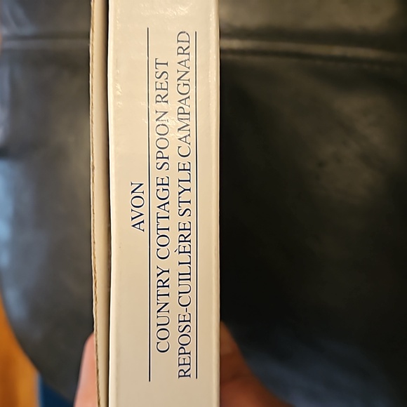 Avon Country Cottage spoon rest (vintage) in box - Picture 6 of 7